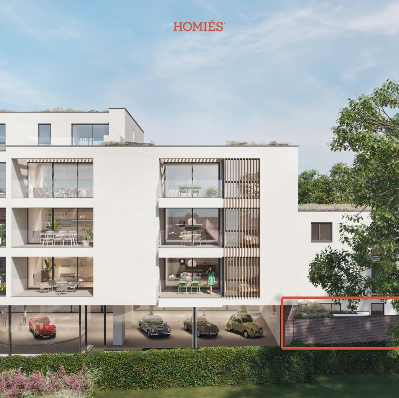 Gelijkvloers appartement 2 slpk met mooie terrassen
