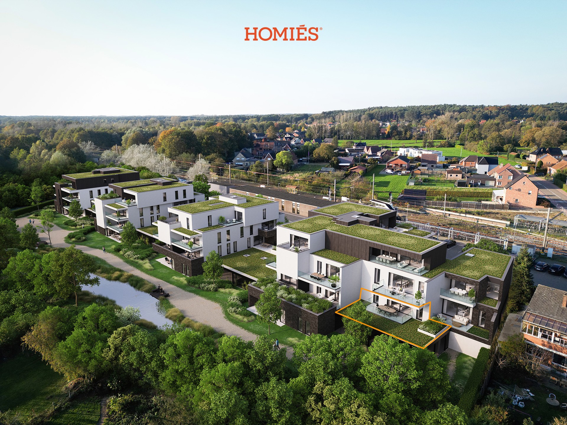 Exclusief appartement 3 slpk met terras