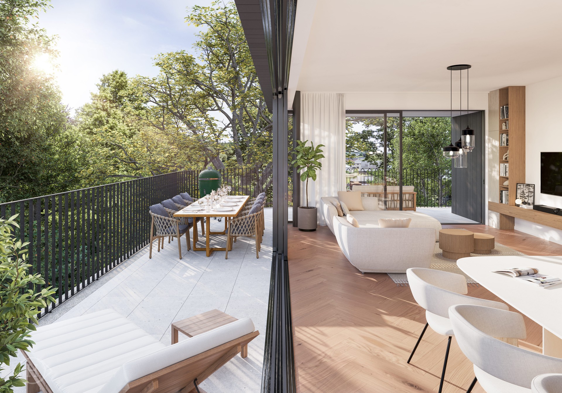 Exclusief penthouse van 193 m² met terras van 64 m²
