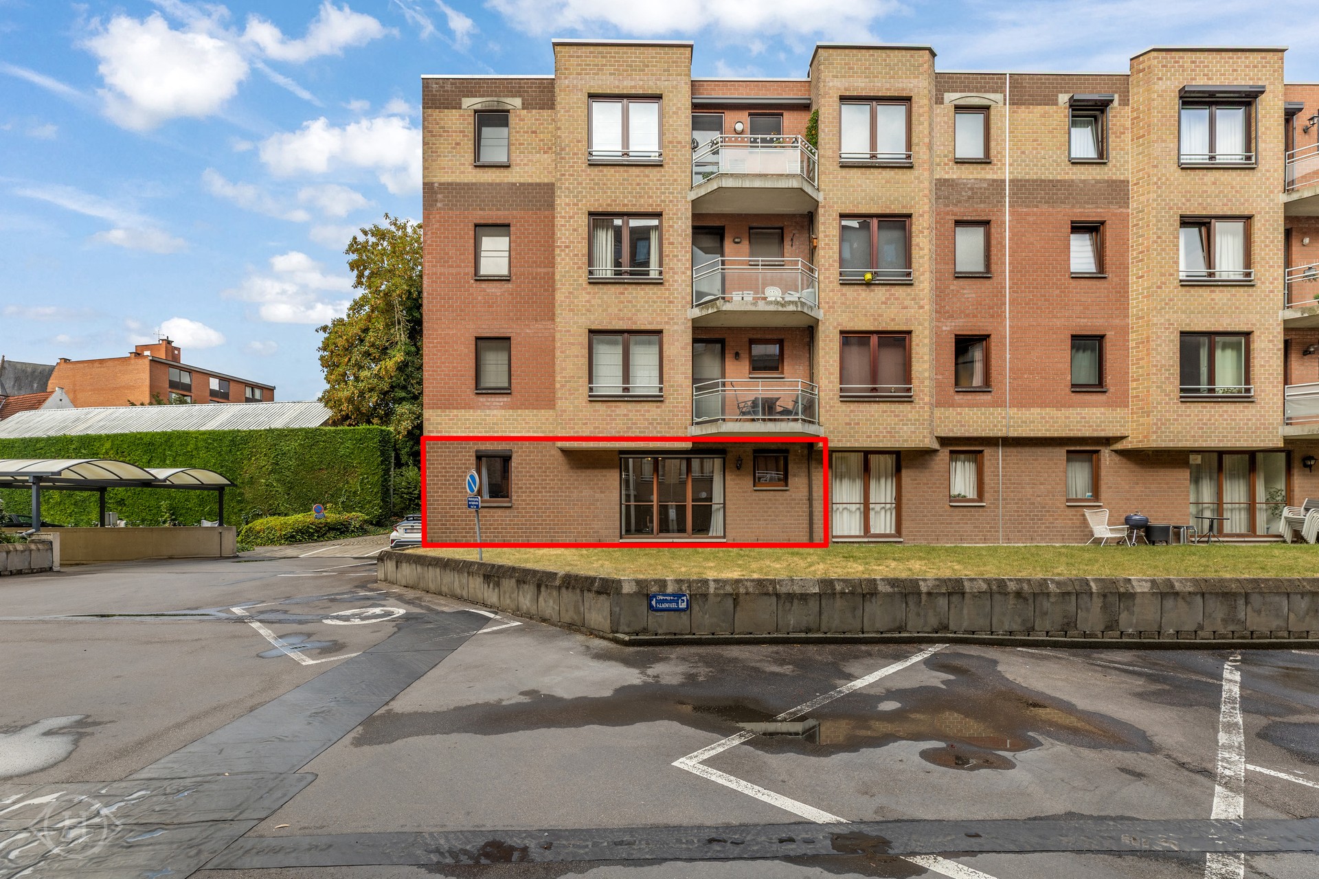 Gelijkvloers 1-slaapkamerappartement in Leuven