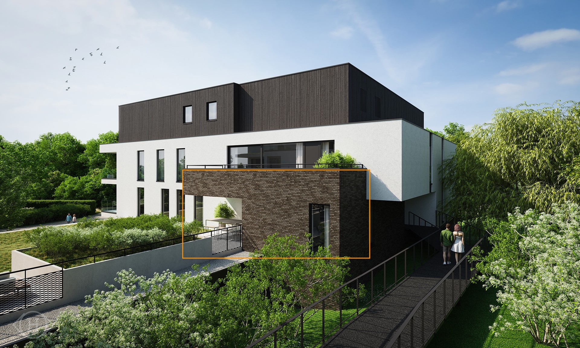 Nieuw appartement 1 slpk met prachtig terras