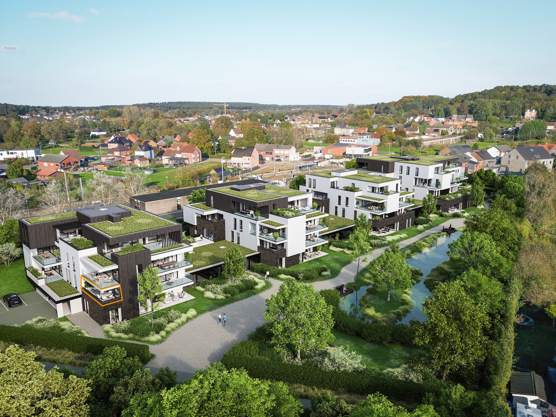 Hoekappartement 3 slpk met prachtig terras