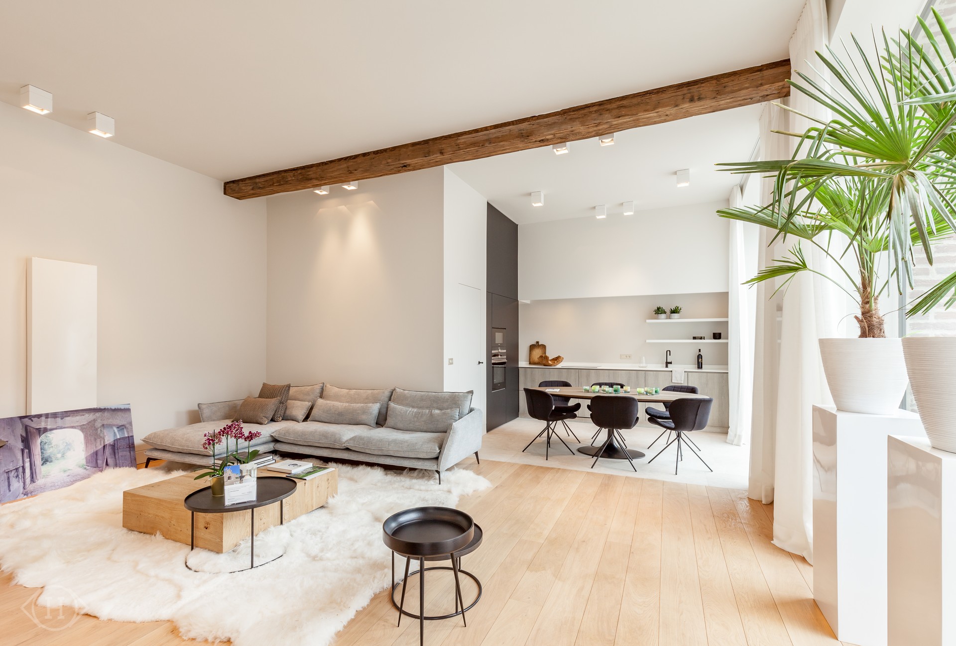 Charmant éénslaapkamerappartement in groene omgeving