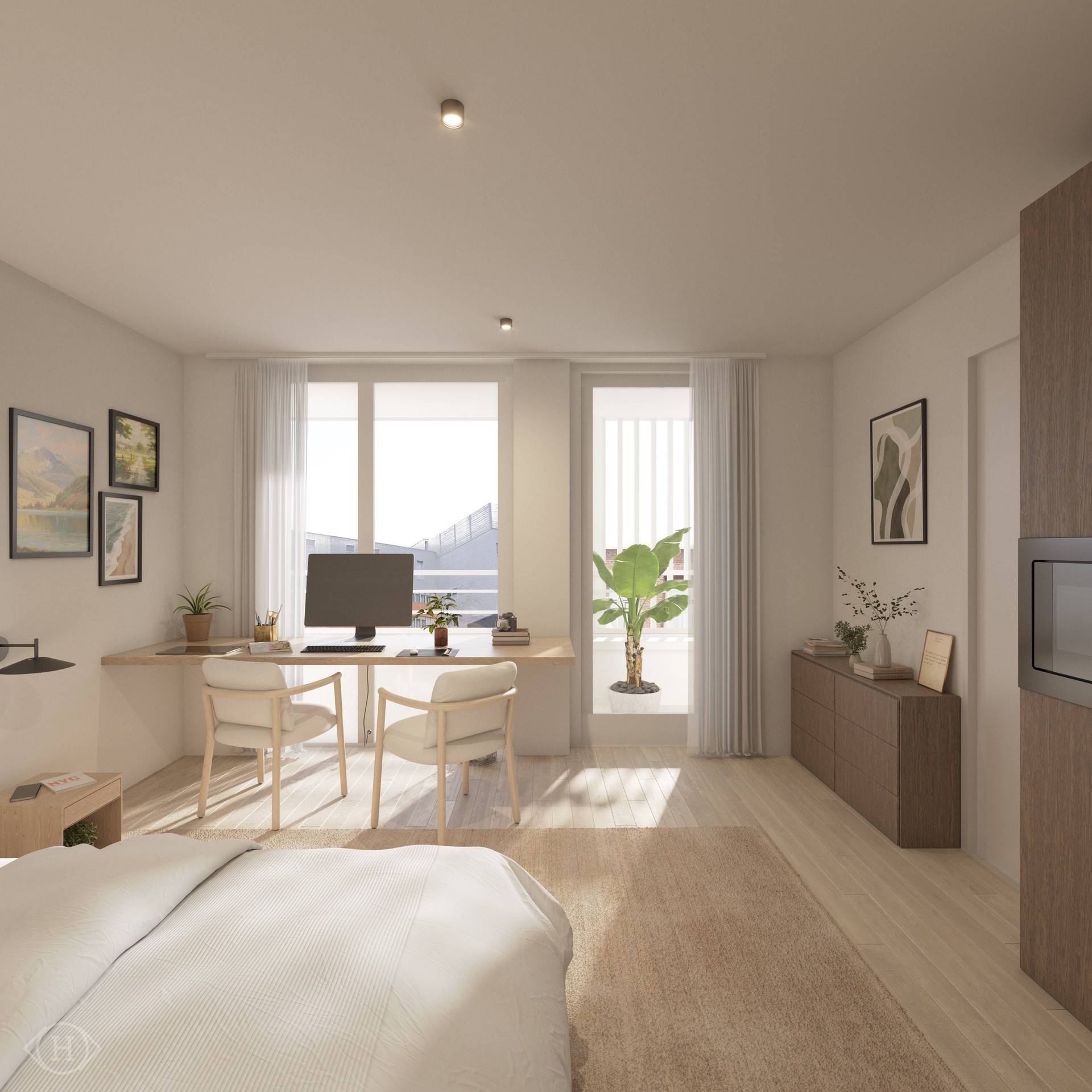 Nieuwbouw studentenkamers met eigen sanitair