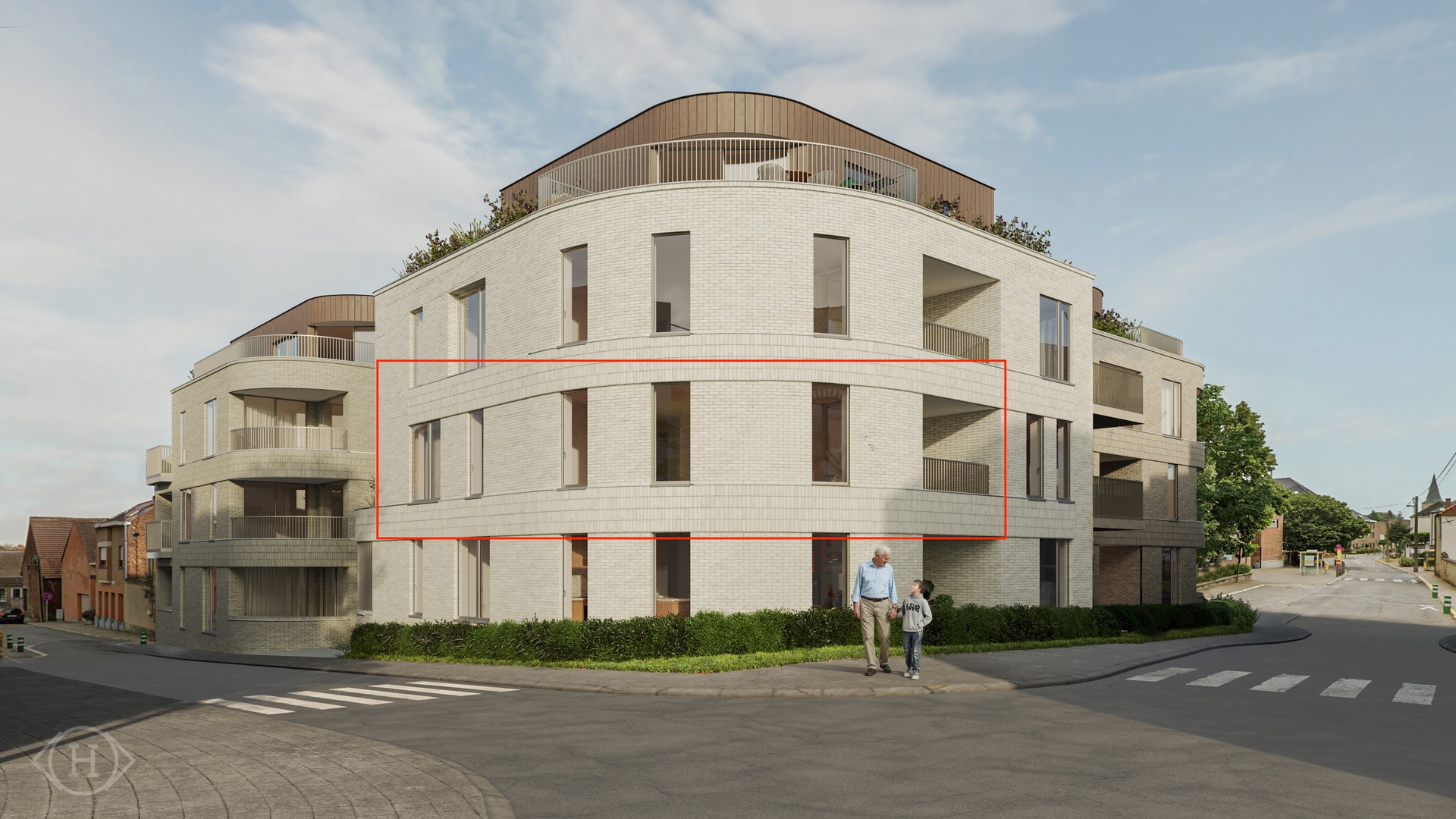 Uniek 3-slaapkamerappartement met terras